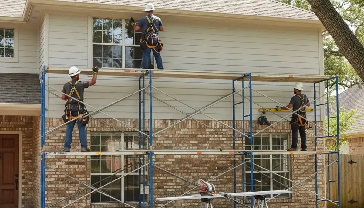 Siding contractor in Houston, TX providing professional exterior siding installation and replacement services