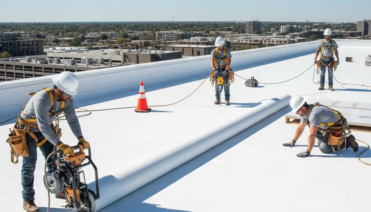 Houston commercial roofing service by FX Remodeling & Exteriors in Houston, TX