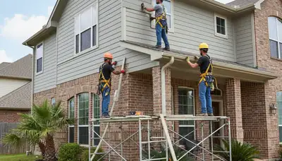 Houston, TX siding contractor for residential exterior siding installation and repair