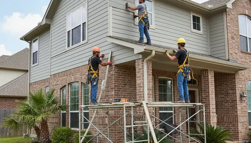 Houston, TX siding contractor for residential exterior siding installation and repair