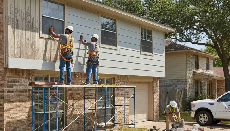 Houston, TX siding contractor for exterior home siding installation and replacement