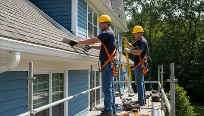 Houston, TX gutter repair by FX Remodeling & Exteriors for leaks and storm damage