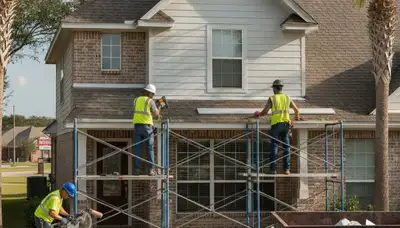 Siding installation service in Houston, TX for residential exterior home improvement