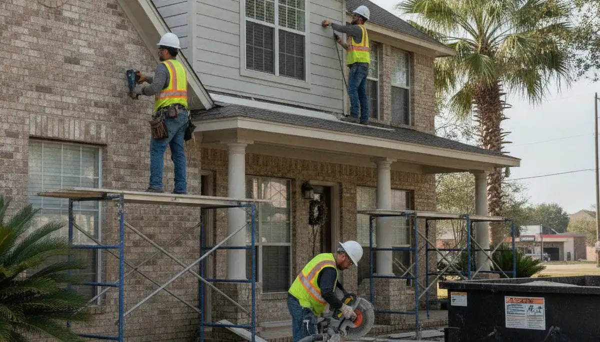 Houston, TX siding contractor providing professional exterior siding installation and replacement services