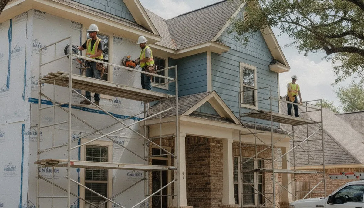Houston TX siding company serving local homes with professional exterior siding installation services