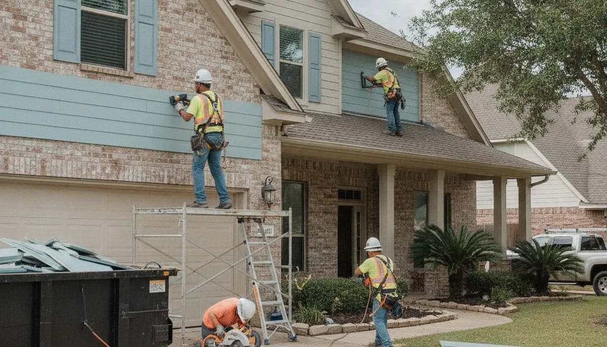 Siding installation in Houston, TX for durable, weather-resistant home exterior protection