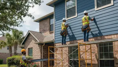 Siding contractor in Houston, TX providing expert home exterior siding installation and replacement