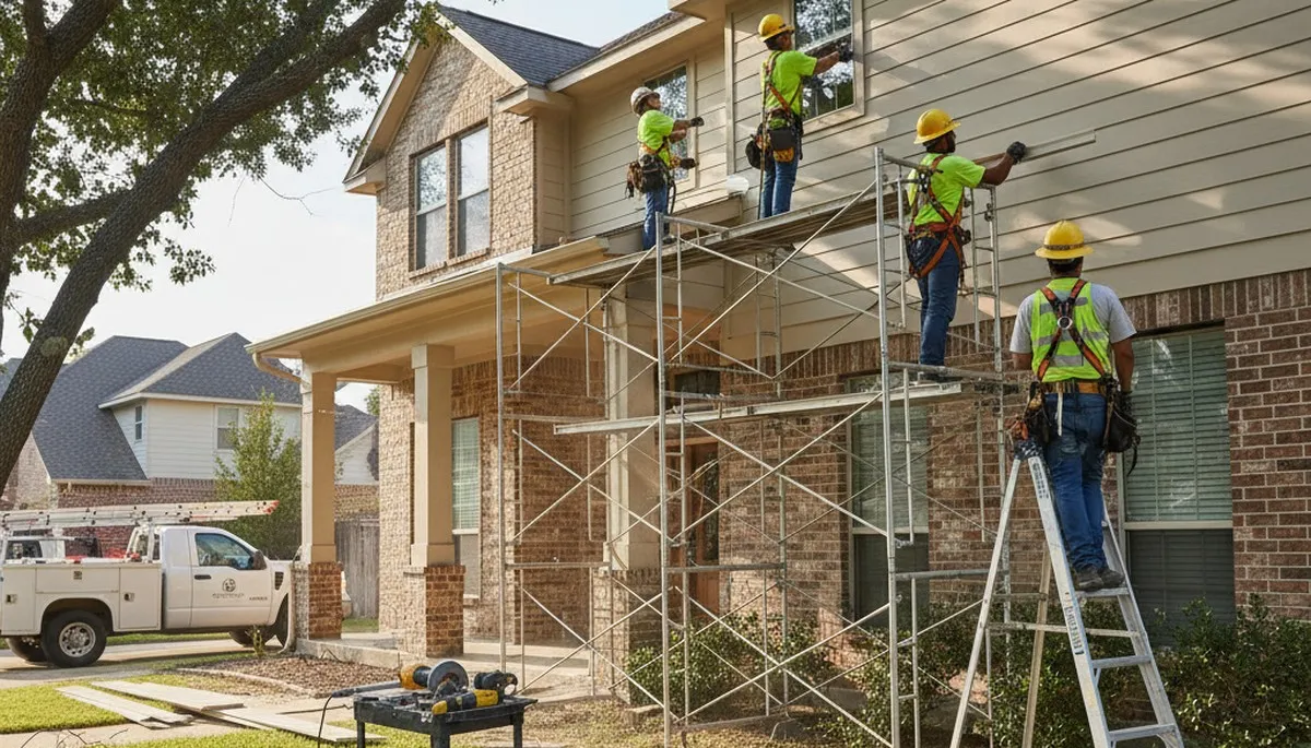 Houston, TX siding installation by local siding contractors for residential exterior home improvement