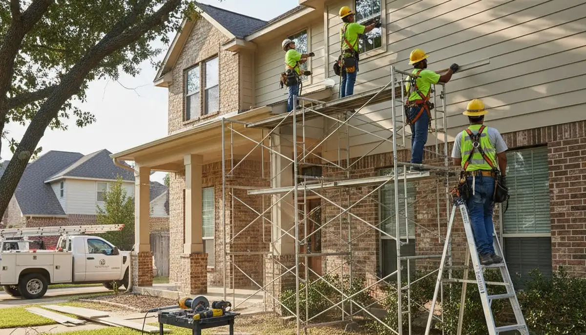 Houston, TX siding installation by local siding contractors for residential exterior home improvement
