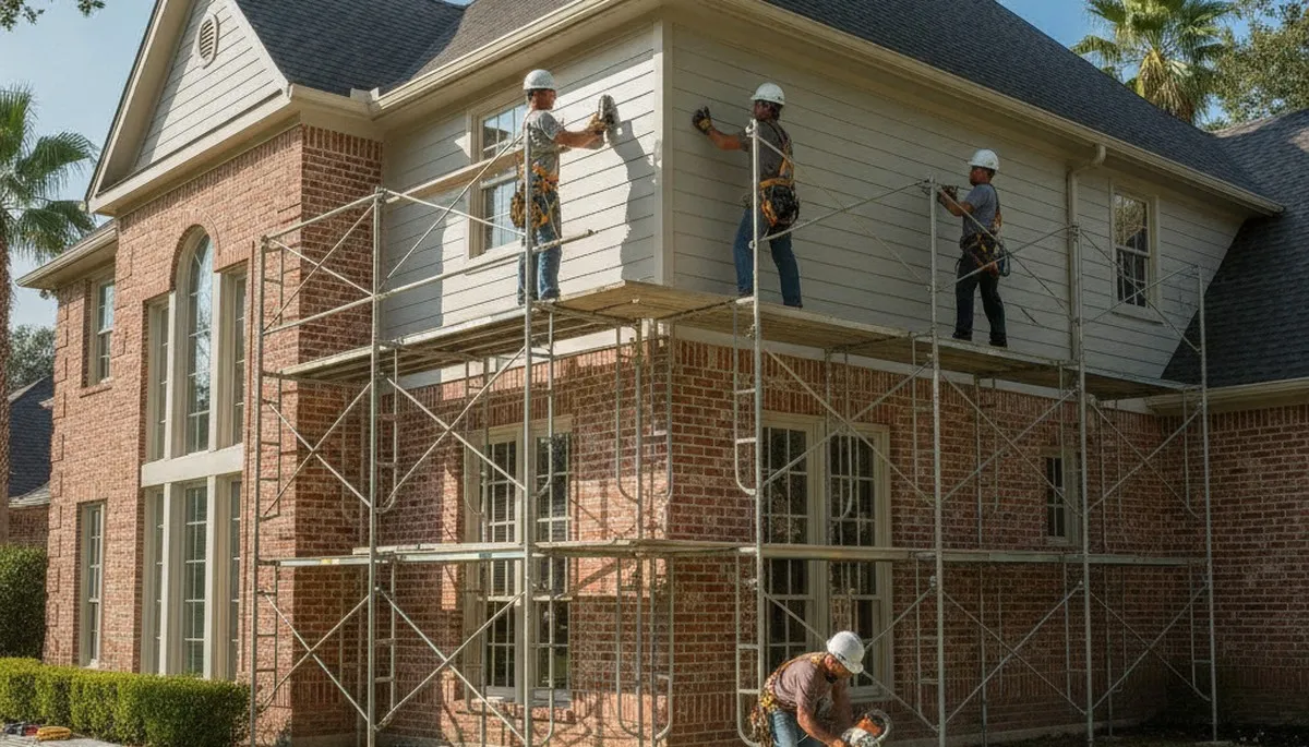 Siding contractor in Houston, TX providing expert home siding installation and replacement