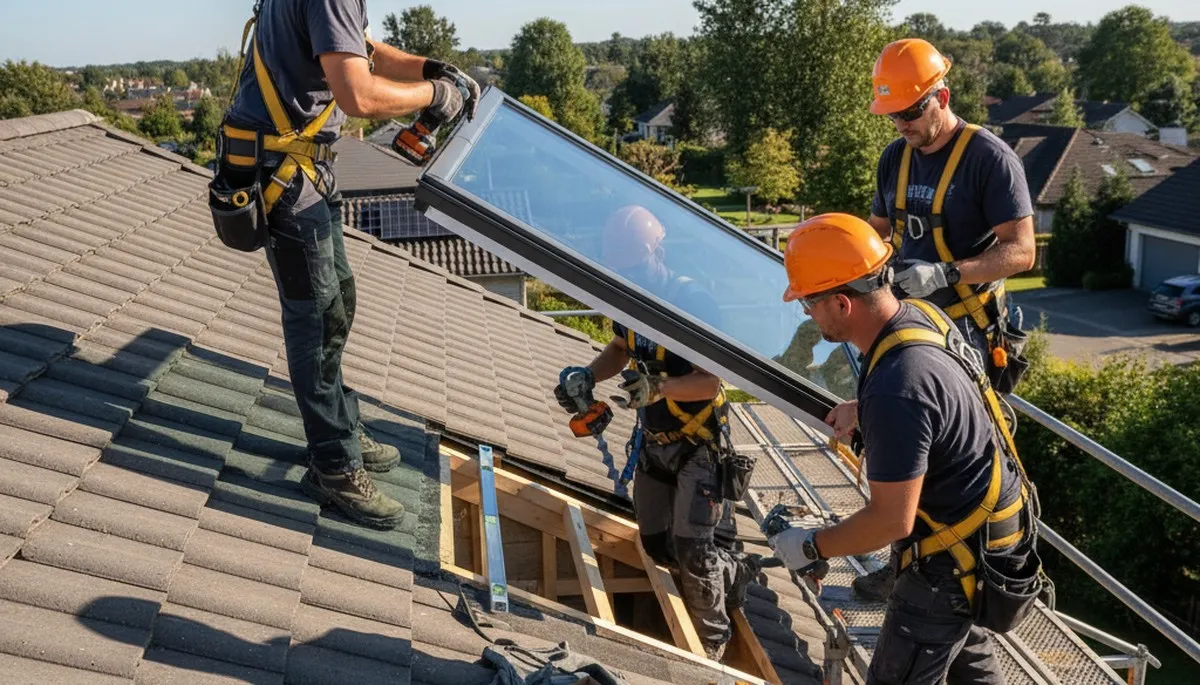 Houston, TX skylight installation by FX Remodeling & Exteriors for bright, weather-ready homes