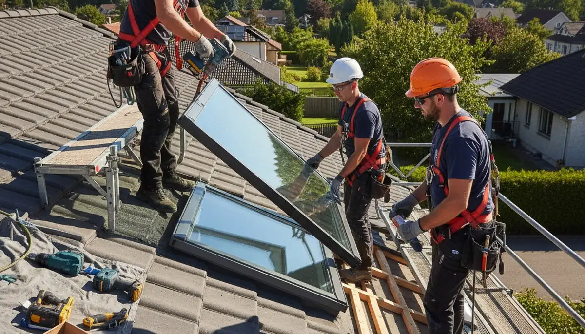Houston, TX skylight installation by FX Remodeling & Exteriors for bright, weather-ready homes