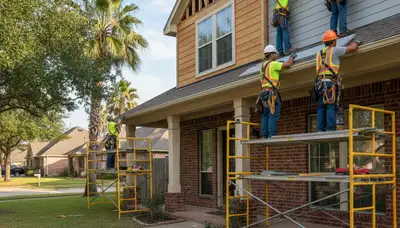 Houston TX siding contractor exterior for residential siding installation and repair