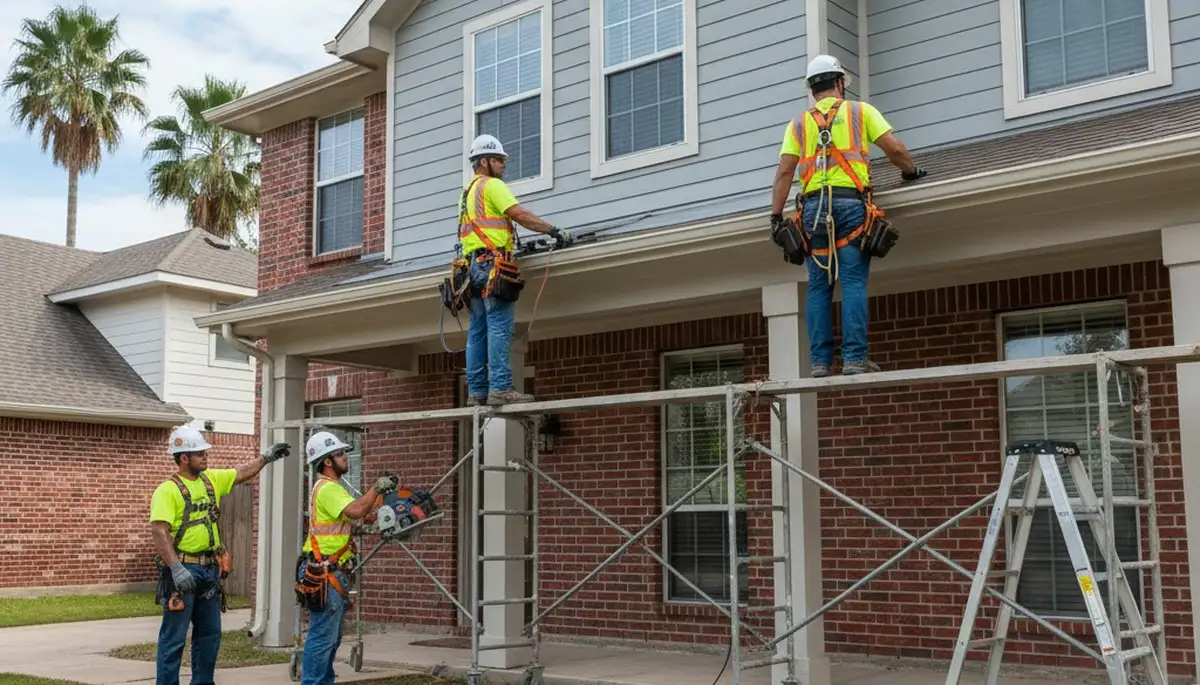 Houston, TX siding contractor serving local homes with professional exterior siding installation and repair