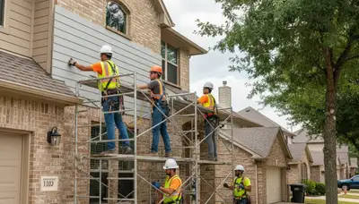 Siding contractor in Houston, TX providing professional exterior siding services