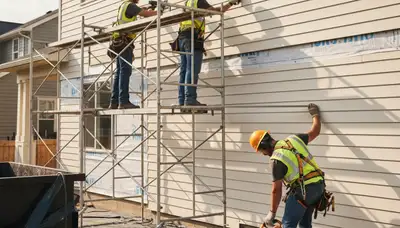 Vinyl siding installation in Houston, TX by FX Remodeling & Exteriors for durable home protection